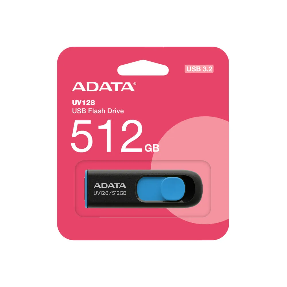 ADATA UV128 AUV128-512G-RBE 512 GB USB 3.2 Flash Bellek Thumbnail 5