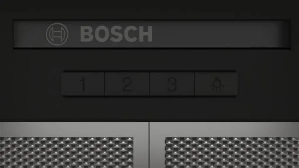 Bosch Serie 2 DBB93BC60 ocak bacası Gömme Siyah 384 m³/Saat Thumbnail 1