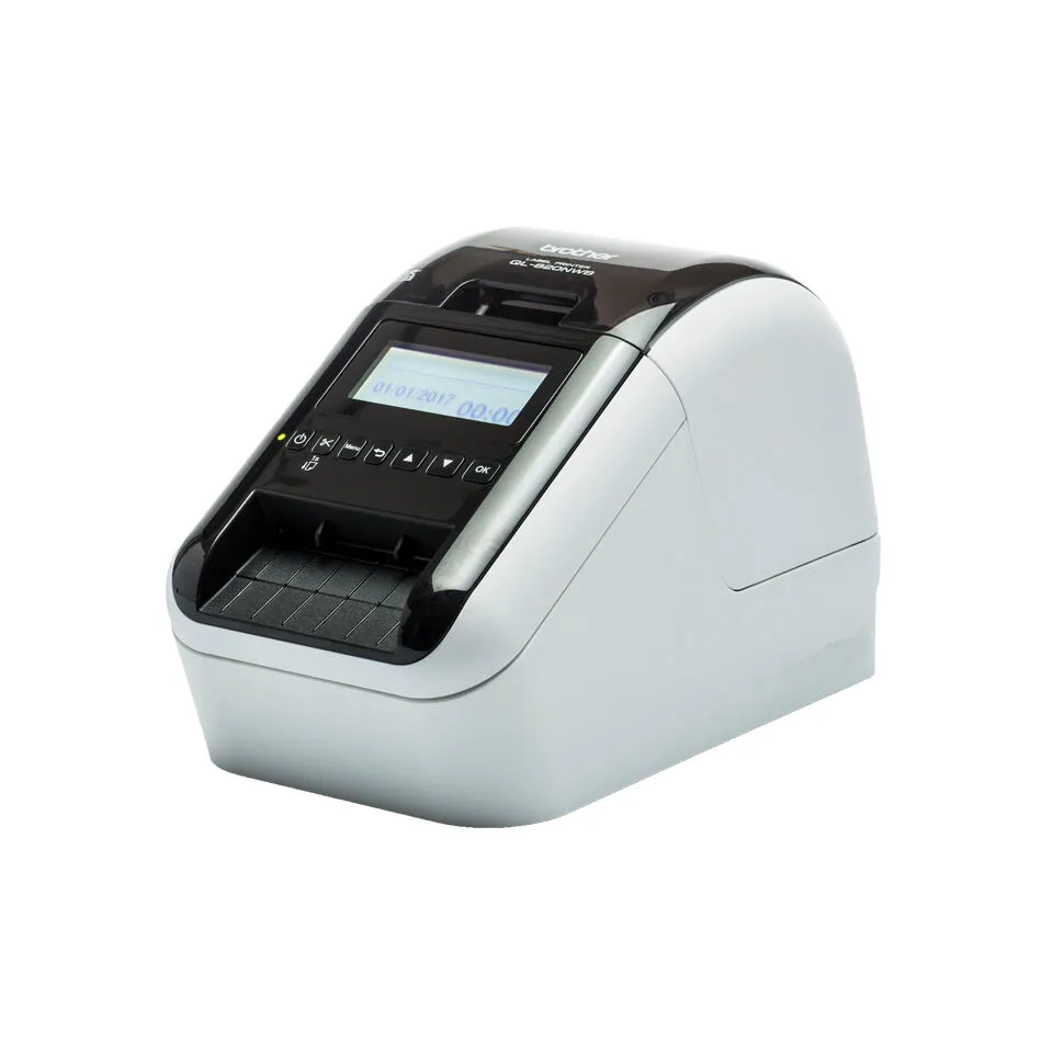Brother QL-820NWBCVM etiket yazıcı Doğrudan termal Renk 300 x 600 DPI 176 mm/saniye Kablolu & Kablosuz Ethernet LAN bağlantısı DK Wi-Fi Bluetooth Thumbnail 2