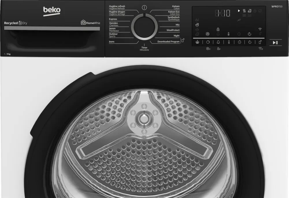 Beko BM3T3924W 7188282480 9 kg Isı Pompalı Kurutma Makinesi Thumbnail 5