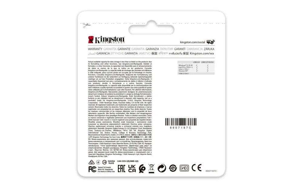 Kingston Technology DataTraveler Exodia Onyx DTXON/256GBCL 256 GB USB 3.2 Flash Bellek Thumbnail 11