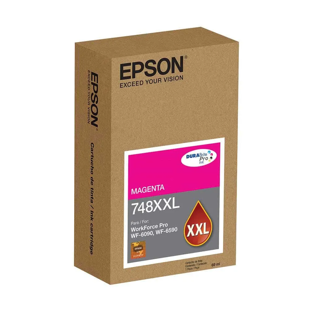 Epson 748XXLM mürekkep kartuşu 1 adet Orijinal Macenta