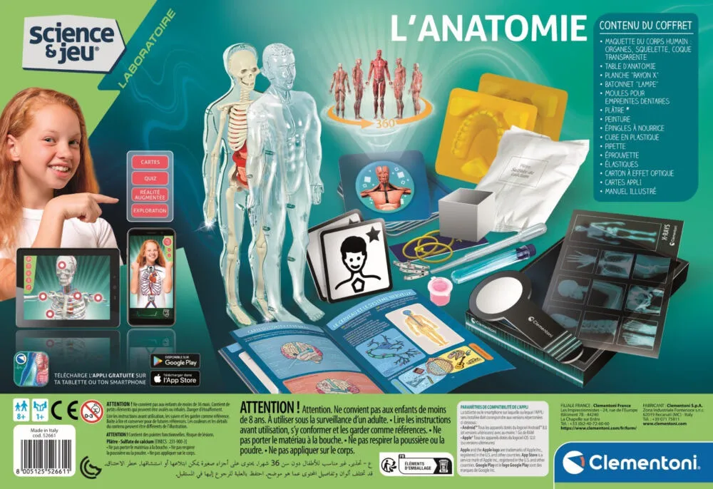 Clementoni Science & Jeu Laboratoire - L'anatomie 52661 Thumbnail 7
