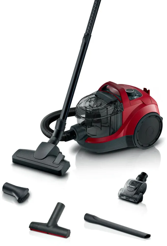 Bosch BGS21CAR elektrik süpürgesi 2 l Tambur vakum Kuru 750 W Torbasız Elektrikli Süpürge