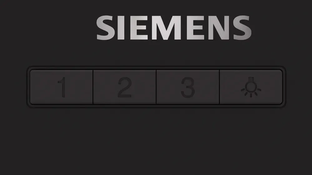 Siemens LC65BCC60 ocak bacası Duvara monteli Paslanmaz çelik 594 m³/Saat Thumbnail 2