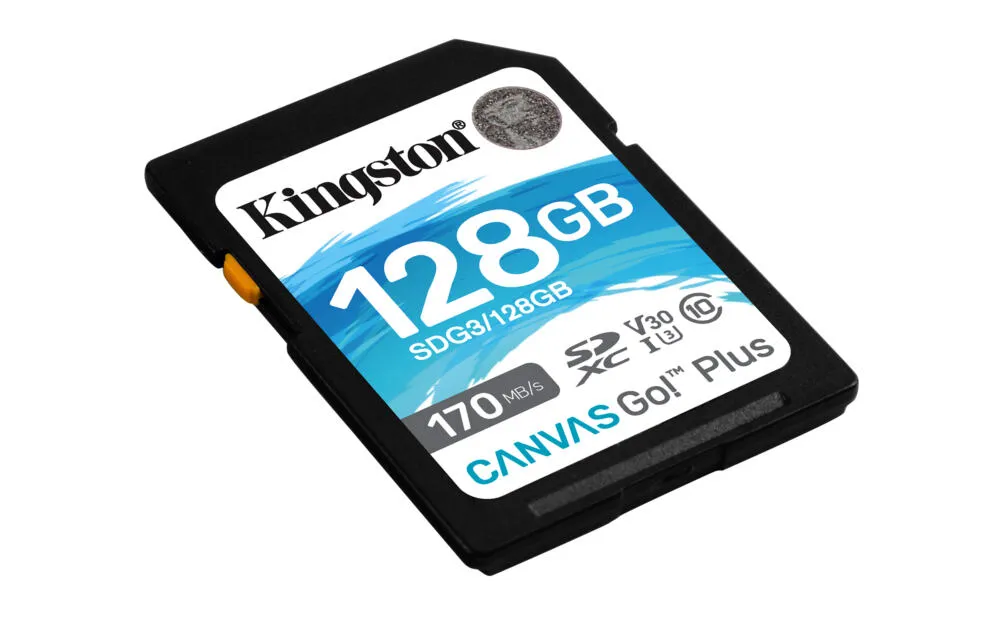 Kingston Technology Canvas Go! Plus 128 GB SDG3/128GB Thumbnail 1