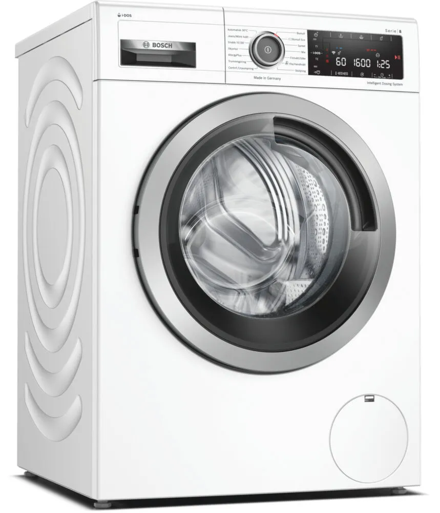Bosch Serie 8 WAXH2KB0SN çamaşır makinesi Önden yüklemeli 10 kg 1600 RPM Beyaz Çamaşır Makineleri