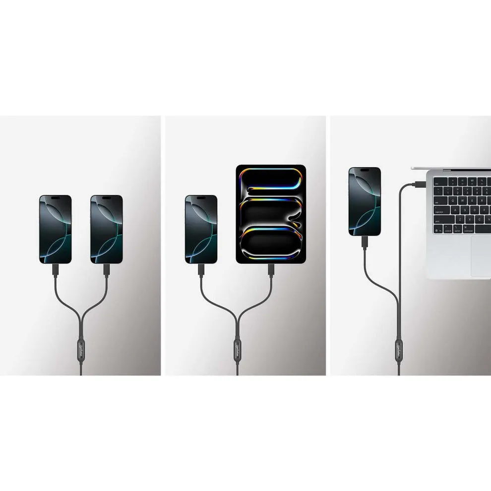 Manhattan 355810 USB C to 2 x USB C (2 m) USB Kablosu Thumbnail 14