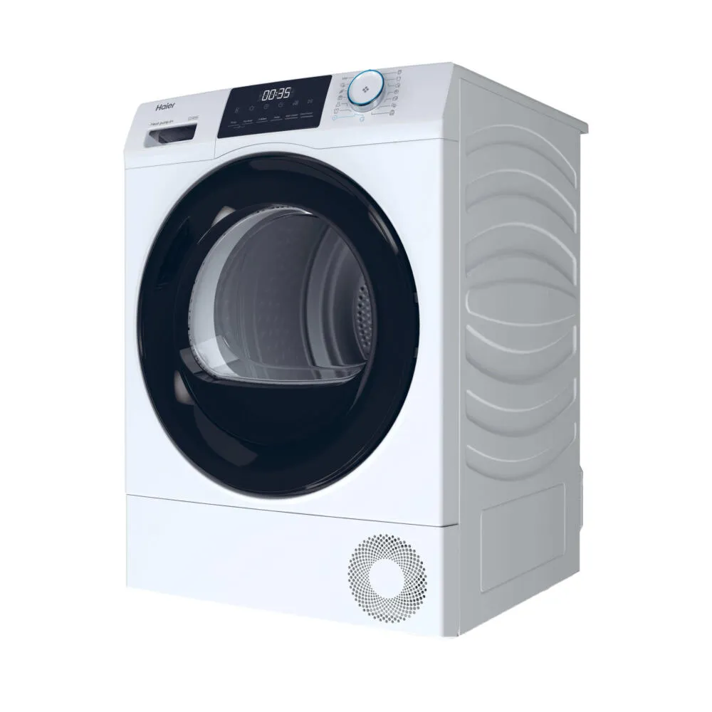 Haier HD80-E929E-S kurutucu Solo Önden yüklemeli 8 kg Beyaz Thumbnail 3