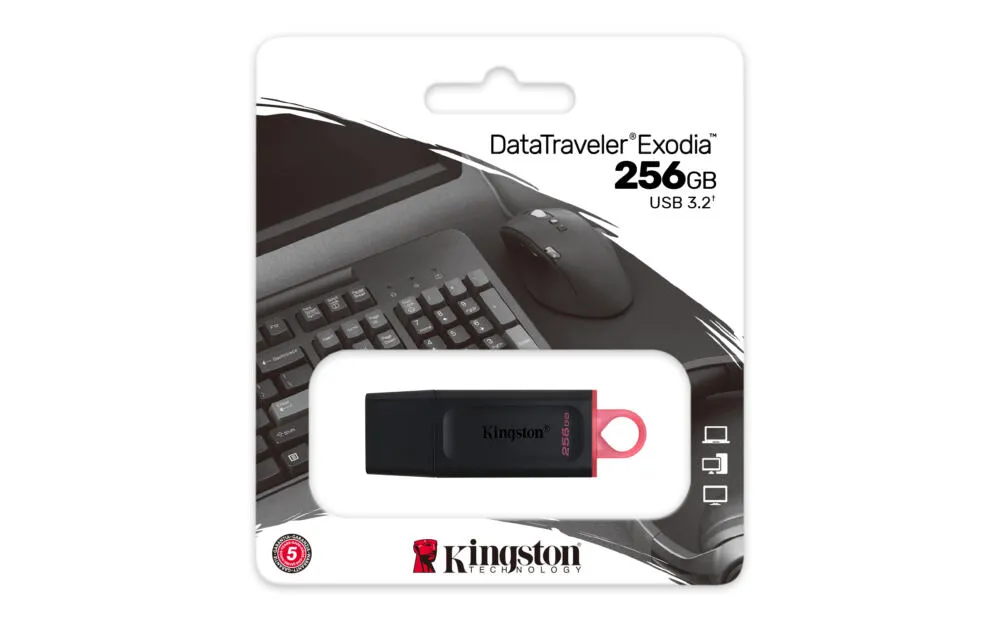 Kingston Technology Exodia 256 GB DTX/256GB USB 3.2 Flash Bellek Thumbnail 10