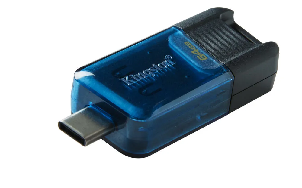 Kingston Technology DataTraveler 80 M DT80M/64GB 64 GB Type-C USB 3.2 200 MB/s Flash Bellek Thumbnail 7