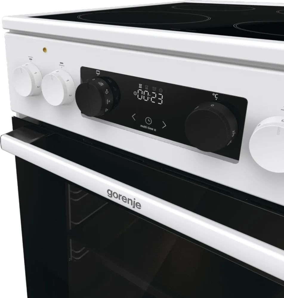 Gorenje G600 GEC5C61WG Bağımsız ocak Elektrik Bölge indüksiyon ocağı Beyaz Thumbnail 7