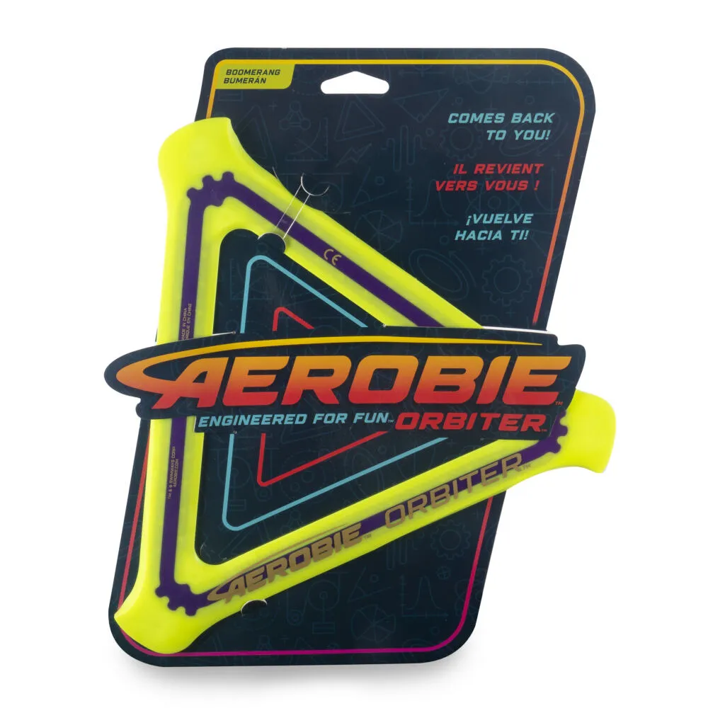 Spin Master Aerobie ARB RNG Orbiter BoomerangYellow NP GML 6061533 Thumbnail 4