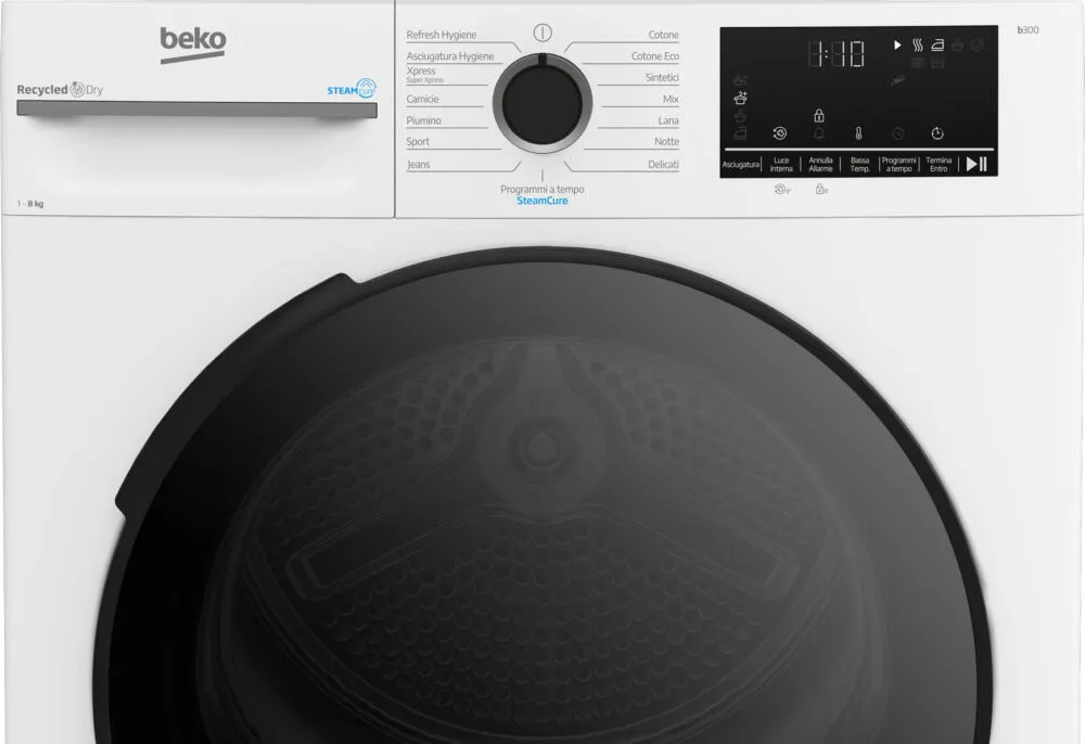 Beko BMURT481BI_IT 7188242770 8 kg Isı Pompalı Kurutma Makinesi Thumbnail 6