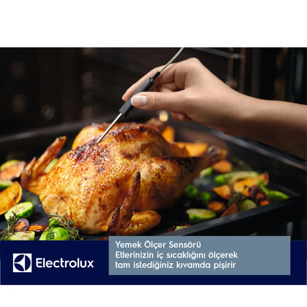 Electrolux EOD6F77WV 600 Serisi SteamBake Wi-Fi A+ Katalitik&AquaClean Temizlemeli 72 lt XXL Beyaz Cam Fırın 949 499 588 Thumbnail 5
