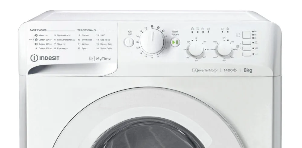 Indesit MTWC 81495 W UK 8 kg 1351 Devir Çamaşır Makinesi Thumbnail 1
