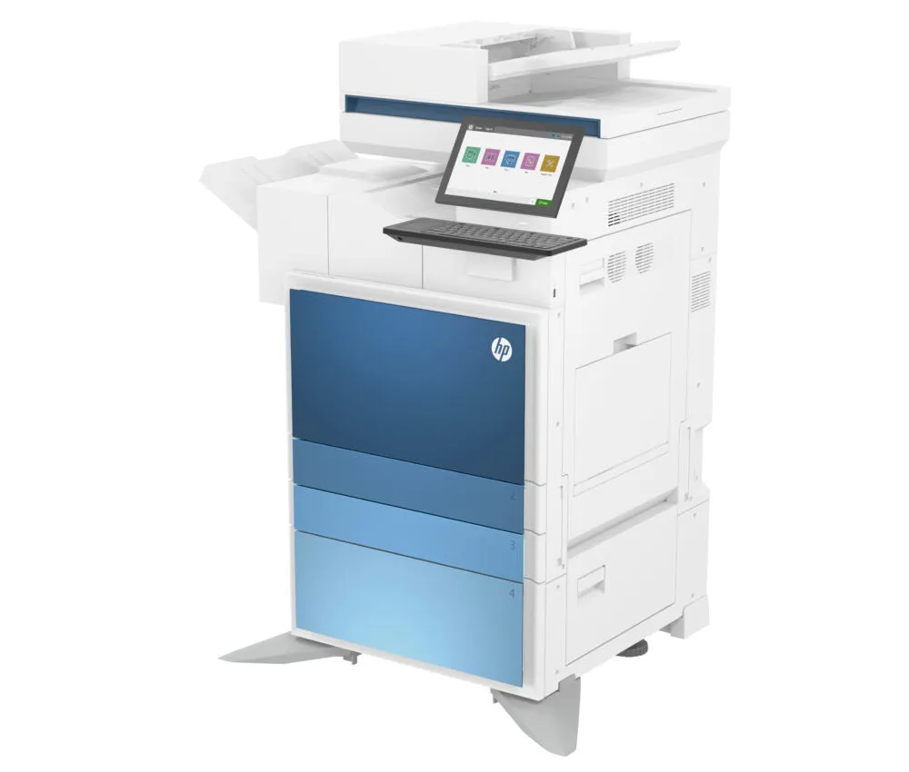 HP LaserJet Flow E786z Multifunction Renkli alnızca Ethernet 5QJ94A Lazer Çok Fonksiyonlu Yazıcı Thumbnail 8
