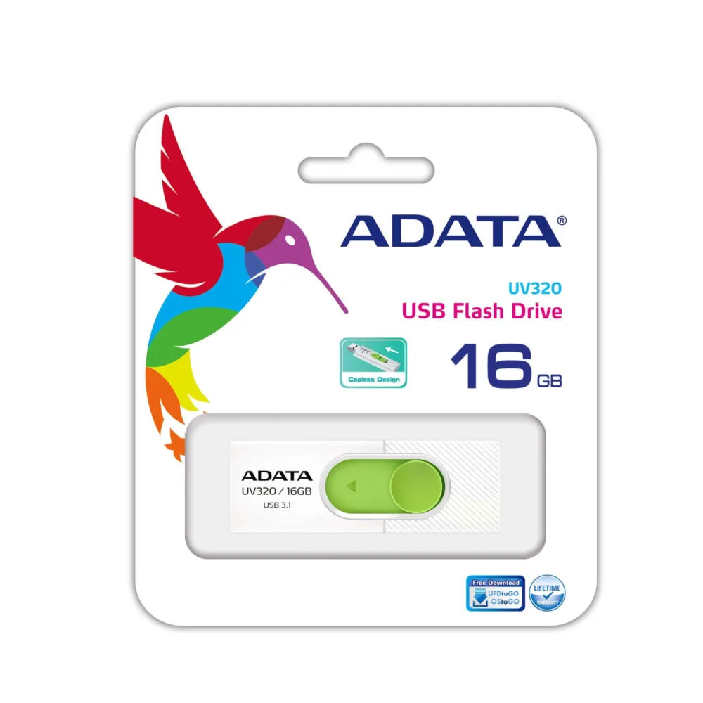 ADATA UV320 16 GB AUV320-16G-RWHGN USB 3.2 Flash Bellek Thumbnail 4