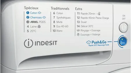 Indesit BWE 91296X WV FR 9 kg 1151 Devir Çamaşır Makinesi Thumbnail 8