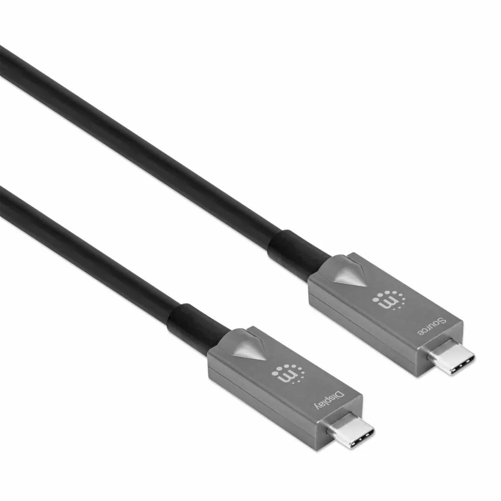 Manhattan 356442 USB kablo USB 3.2 Gen 2 (3.1 Gen 2) 7,5 m USB C Siyah Thumbnail 1