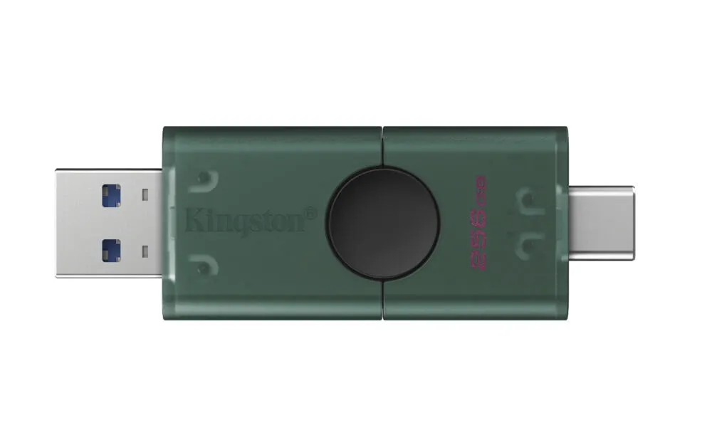 Kingston Technology DataTraveler DuoG2 DTDEG2/256GB 256 GB Type-C USB 3.2 Flash Bellek Thumbnail 2