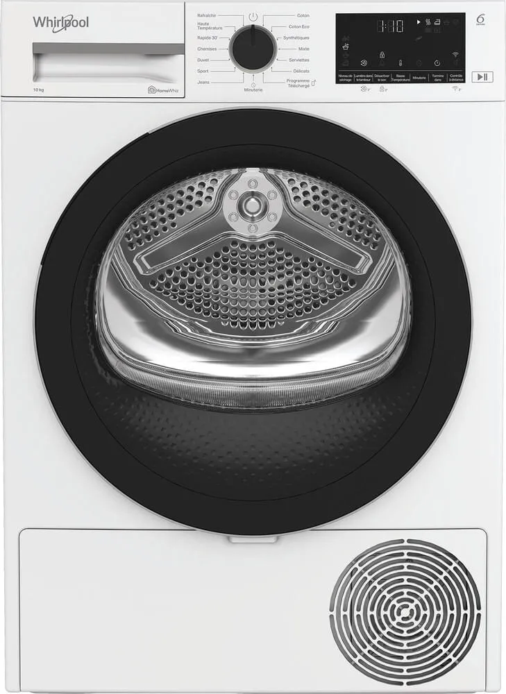 Whirlpool C WD 103M WBS FR kurutucu Solo Önden yüklemeli 10 kg Beyaz Thumbnail 1