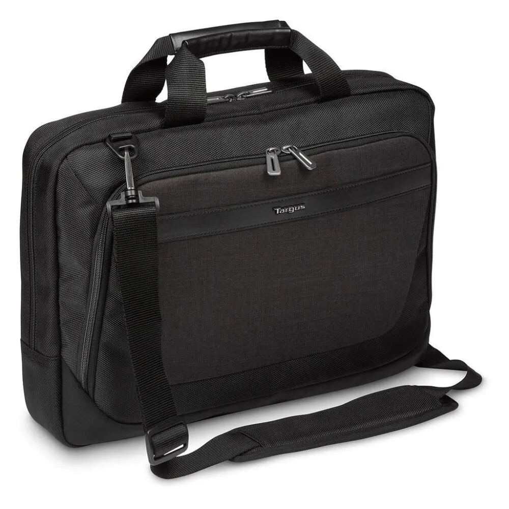 Targus CitySmart 39,6 cm (15.6") Evrak çantası Siyah, Gri Laptop Çantası
