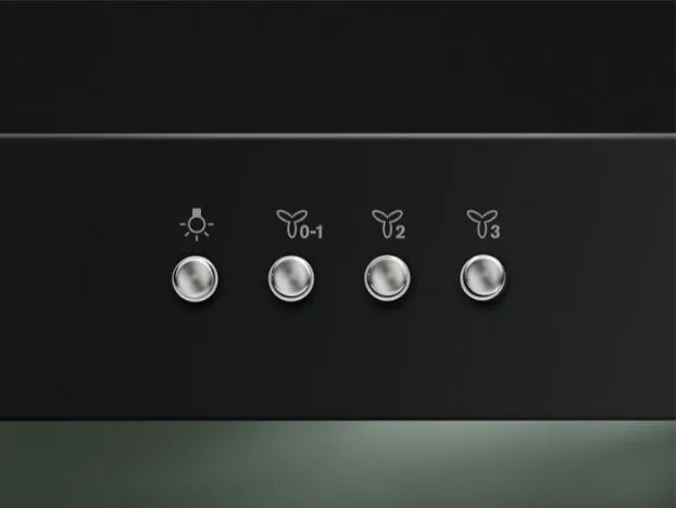 Electrolux LFT419K ocak bacası Duvara monteli Siyah 600 m³/Saat Thumbnail 5