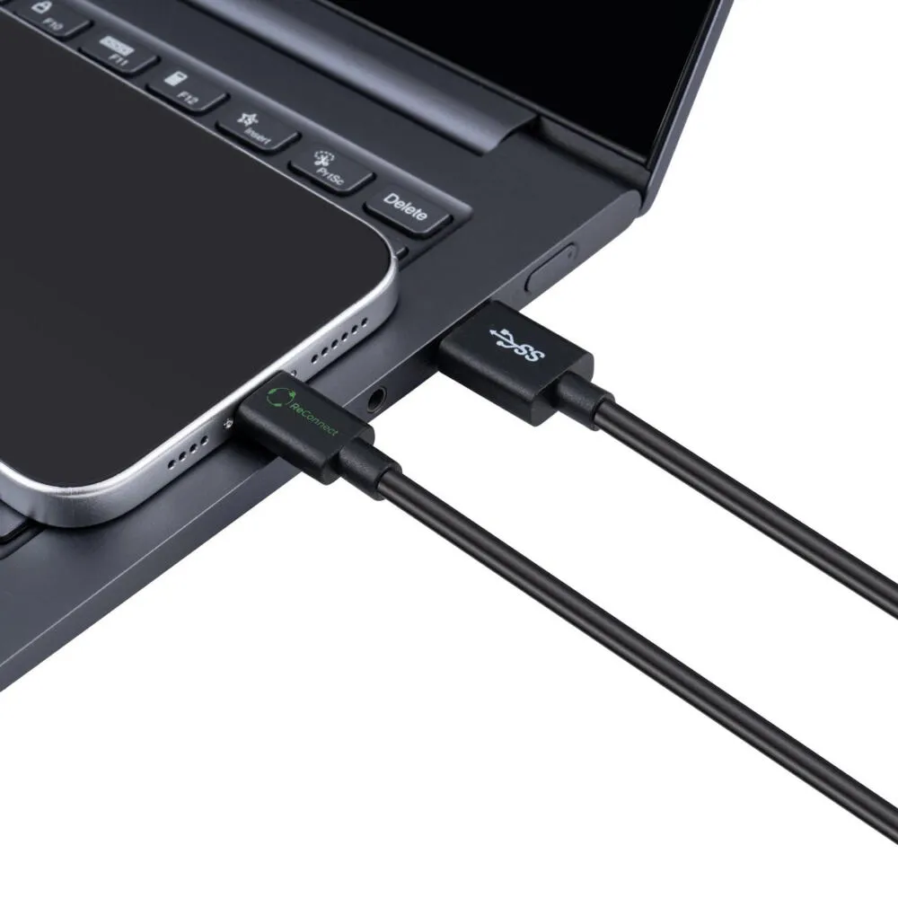 Microconnect ECO-USB3.2CA1 USB A to USB C (1 m) USB Kablosu Thumbnail 6