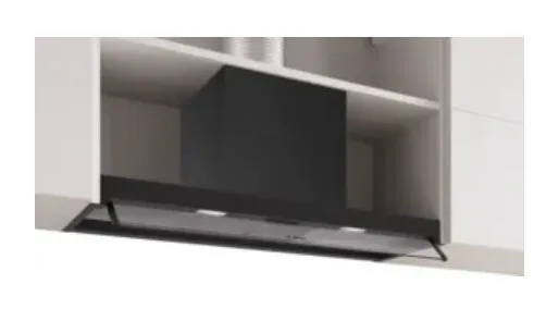 Bosch Serie 4 DBB95CC60 ocak bacası Gömme Siyah 582 m³/Saat Davlumbaz ve Aspiratö
