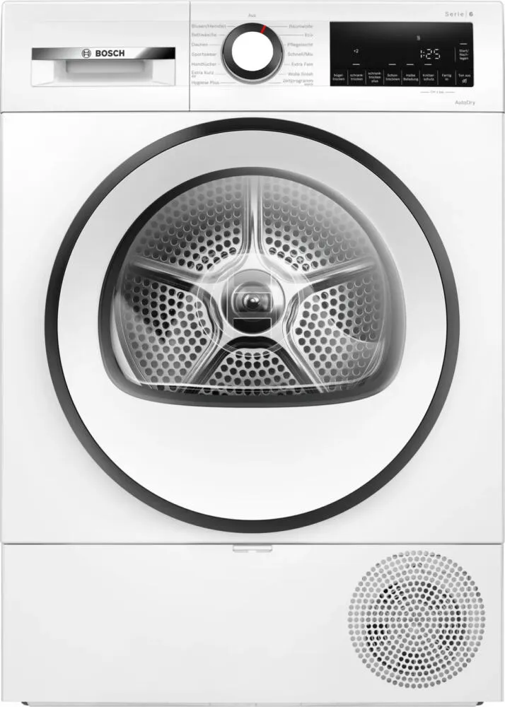 Bosch Serie 6 WQG233D01 kurutucu Solo Önden yüklemeli 9 kg Beyaz Kurutma Makinesi