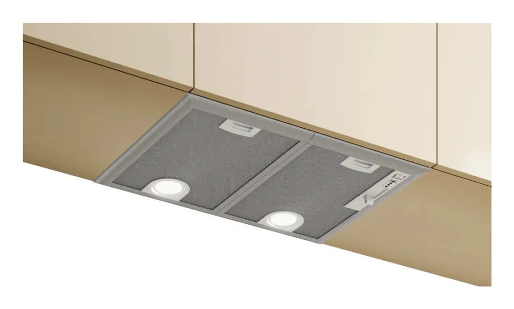 Neff D5655X2 ocak bacası Gömme Gümüş 460 m³/Saat Davlumbaz ve Aspiratö