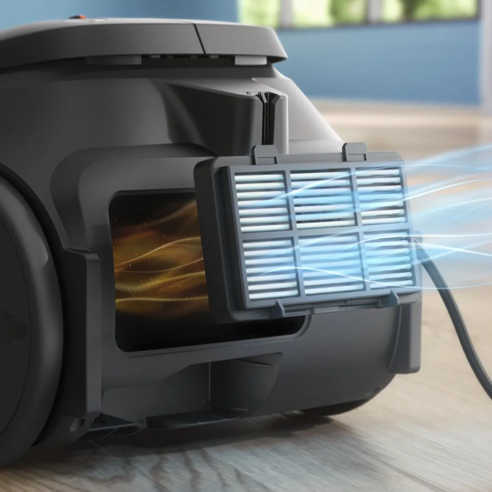 Philips 1000 series XD1101/10 elektrik süpürgesi 3 l Silindir vakum Kuru 800 W Toz torbası Thumbnail 6
