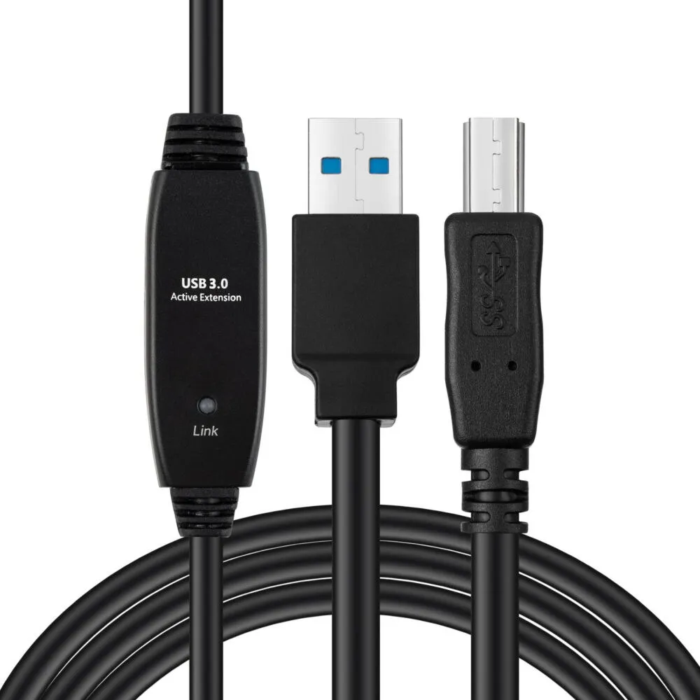 Microconnect USB3.0AB7B USB A to USB B (7 m) USB Kablosu Thumbnail 2