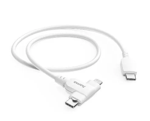 Hama 00201722 USB C to USB C/Lightning (1,5 m) USB Kablosu Thumbnail 2