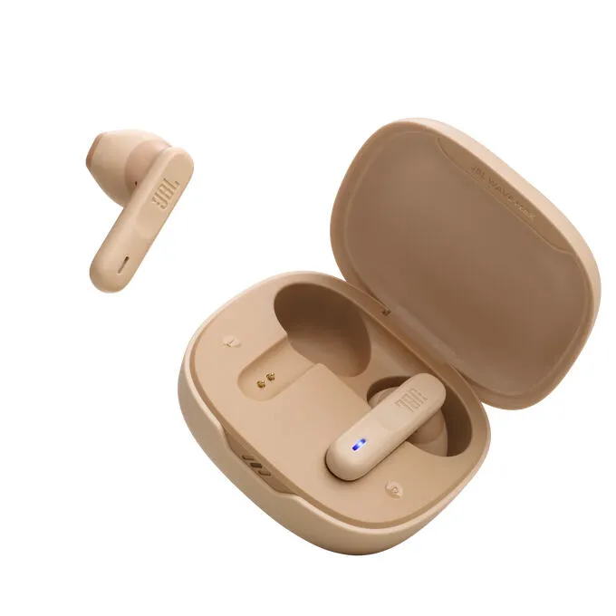 JBL Wave Flex Kulaklık True Wireless Stereo (TWS) Kulak içi Telefon/Müzik/Spor/Günlük Yaşam Bluetooth Bej Thumbnail 1