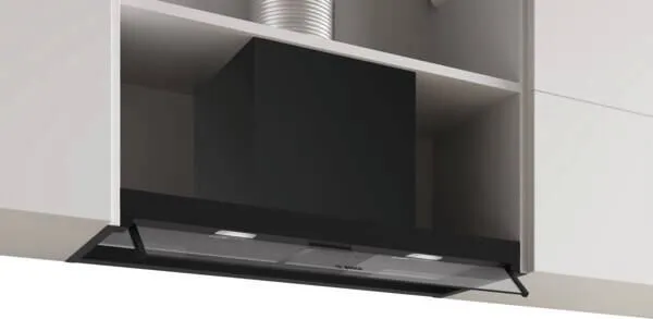 Bosch DBB85CC60 ocak bacası Gömme Siyah 582 m³/Saat Davlumbaz ve Aspiratö