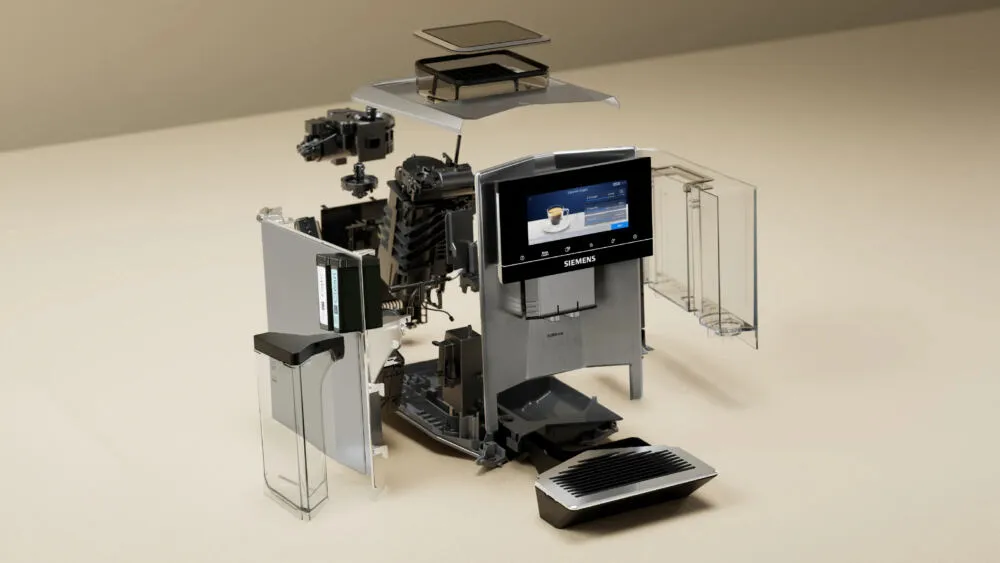 Siemens EQ.900 EQ900 plus Tam otomatik Espresso makinesi 2,3 l Thumbnail 5
