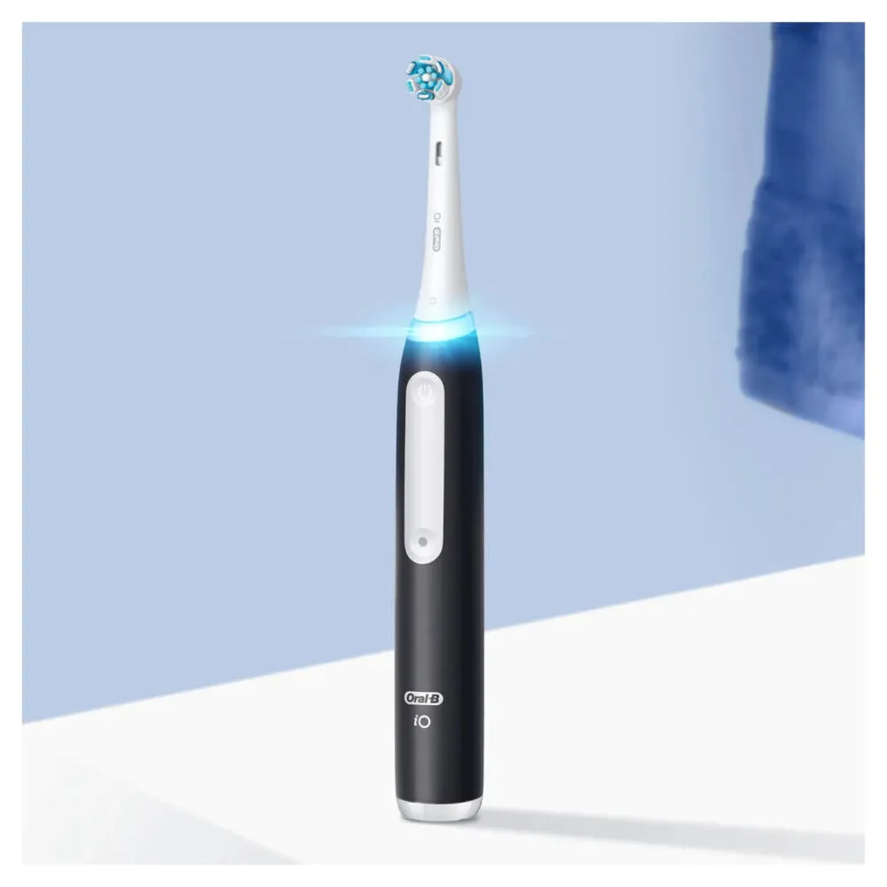 Oral-B iO 3 Matte Yetişkin Titreşimli diş fırçası Siyah, Beyaz Thumbnail 2