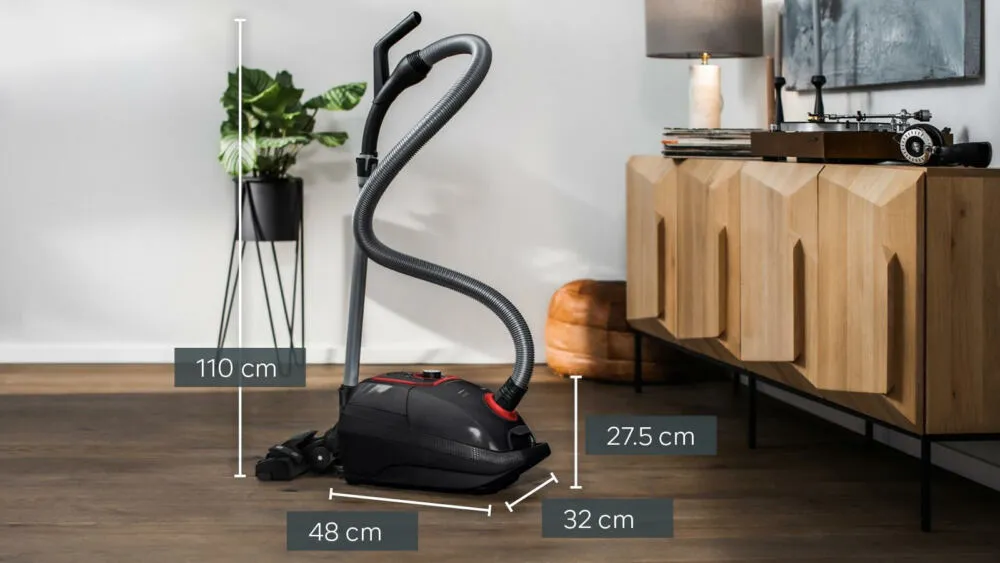 Siemens VSZ7XTRM elektrik süpürgesi 5 l Silindir vakum Kuru 750 W Toz torbası Thumbnail 3
