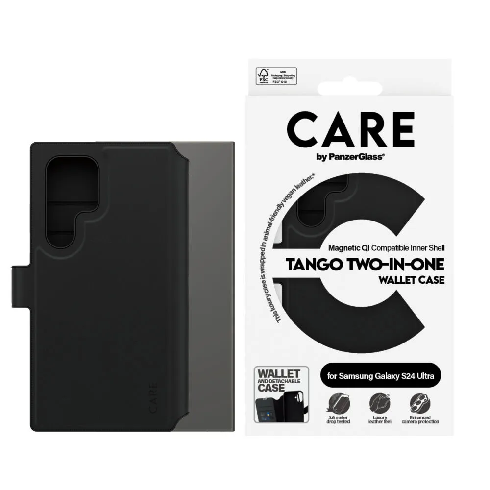 PanzerGlass CARE™ by PanzerGlass® Tango 2-in-1 Wallet Case w. Qi Compatible Samsung Galaxy S24 Ultra 1165 Thumbnail 2