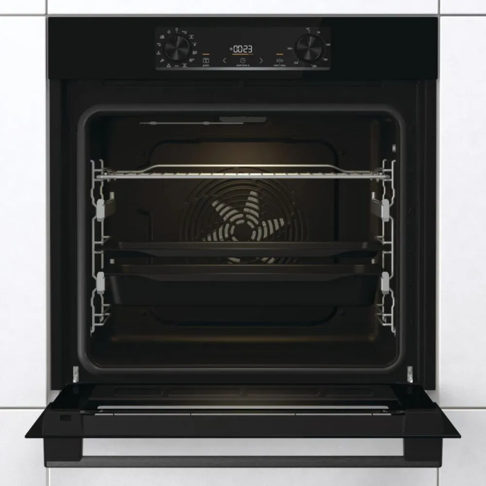 Gorenje G400 BOS6737E09BGOT 77 l 3500 W Siyah Thumbnail 2