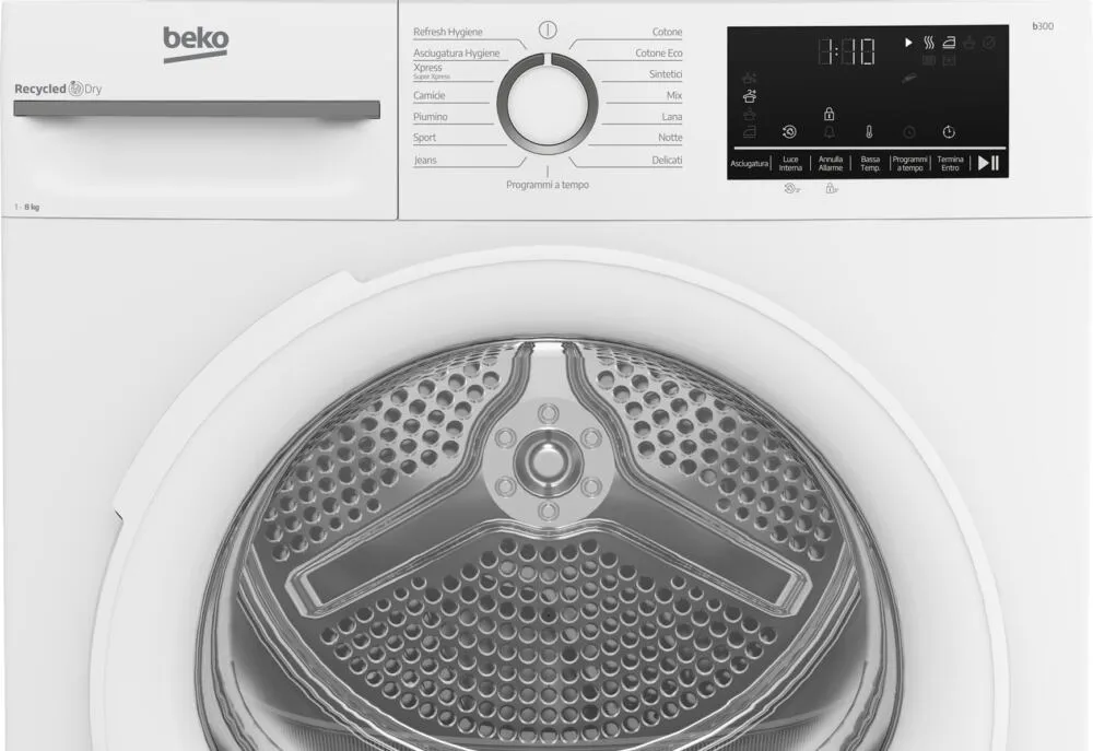 Beko BMT481WI_IT 7188242820 8 kg Isı Pompalı Kurutma Makinesi Thumbnail 6