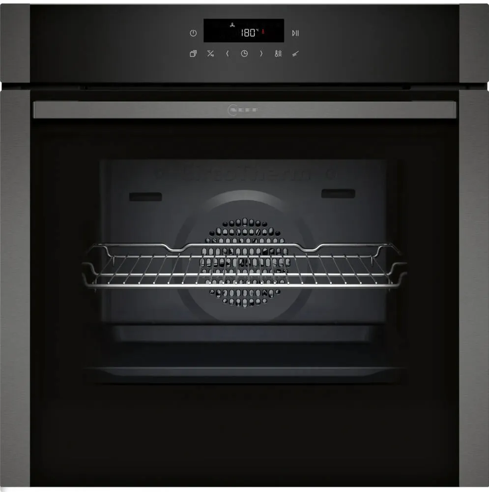 Neff N 50 B6ACJ7AG3 fırın 71 l 3600 W Siyah, Grafit