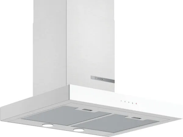 Bosch Serie 4 DWB67BK20T ocak bacası Duvara monteli Beyaz 582 m³/Saat Davlumbaz ve Aspiratö