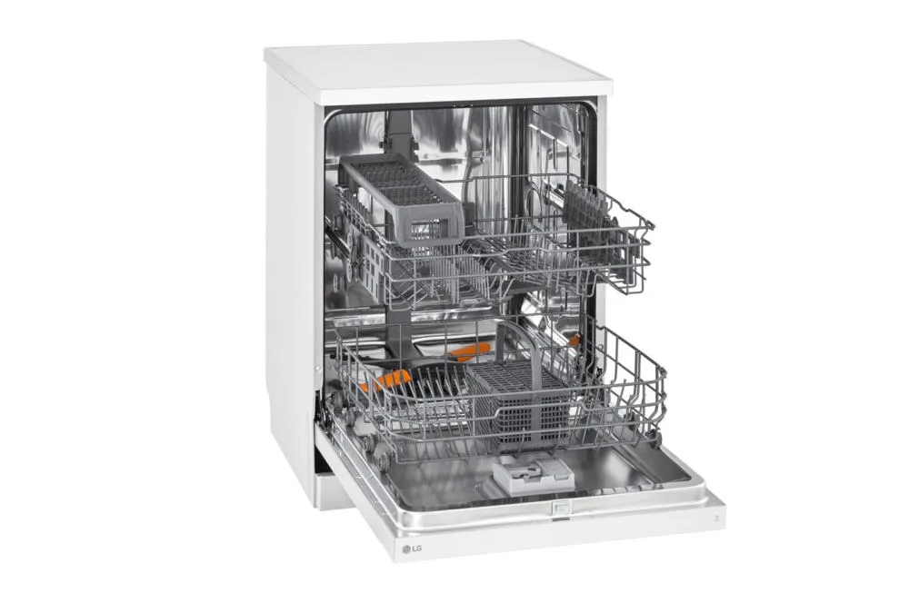 LG DFC612FWE Bulaşık Makinesi | QuadWash™ | Beyaz Renk DFC612FWE.ABWPLTK 14 Kişilik 5 Programlı Thumbnail 7