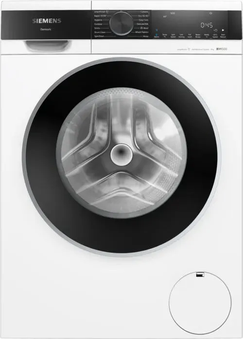 Siemens iQ500 WG46G2Z1GB çamaşır makinesi Önden yüklemeli 9 kg 1600 RPM Beyaz Çamaşır Makineleri