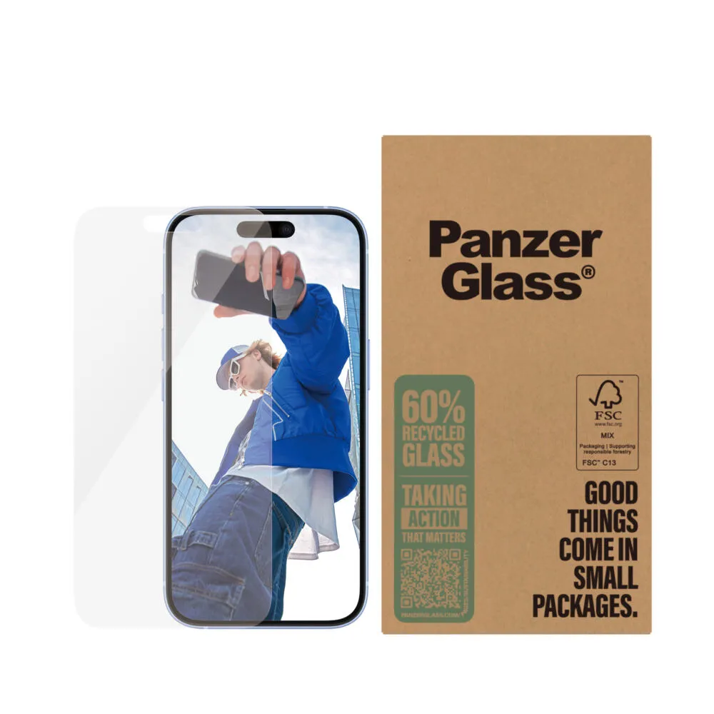 PanzerGlass® Screen Protector iPhone 16 | 15 | Classic Fit | Bulk BULK2873 Thumbnail 2