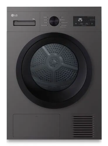 LG RHA1008NDK kurutucu Solo Önden yüklemeli 8 kg Gümüş Kurutma Makinesi
