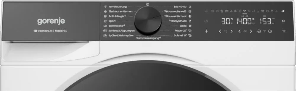 Gorenje G600 W5G694A1T1 çamaşır makinesi Önden yüklemeli 9 kg 1400 RPM Beyaz Thumbnail 3